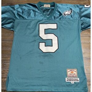 Jeff Hamilton Philadelphia Eagles Jersey XL Green McNabb 5 Limited Ed Preloved